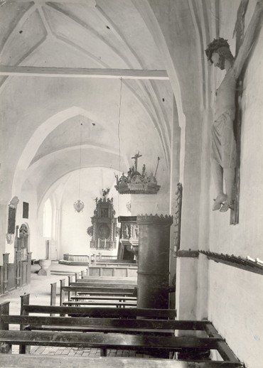 Kirken før renovering 1926-29