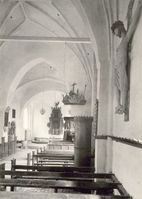 Kirkens indre før renoveringen 1926-29